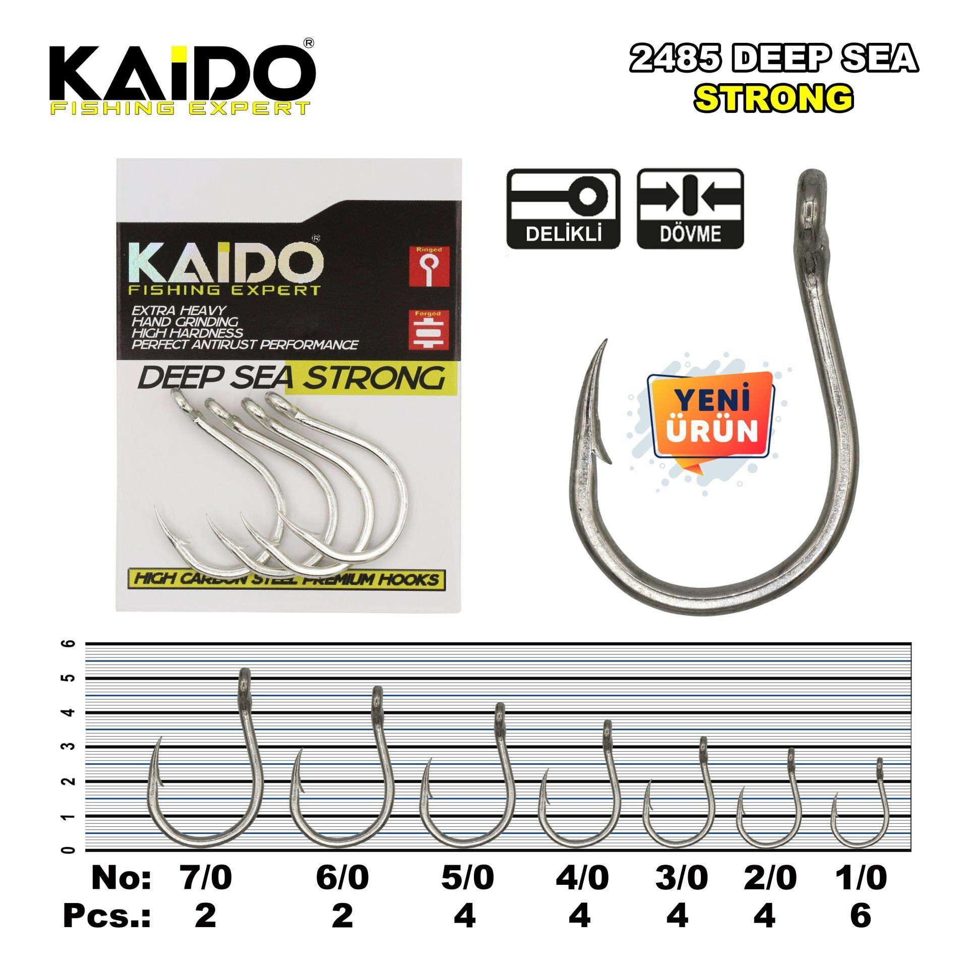 Jigging 2485 Nikel İğne 2/0