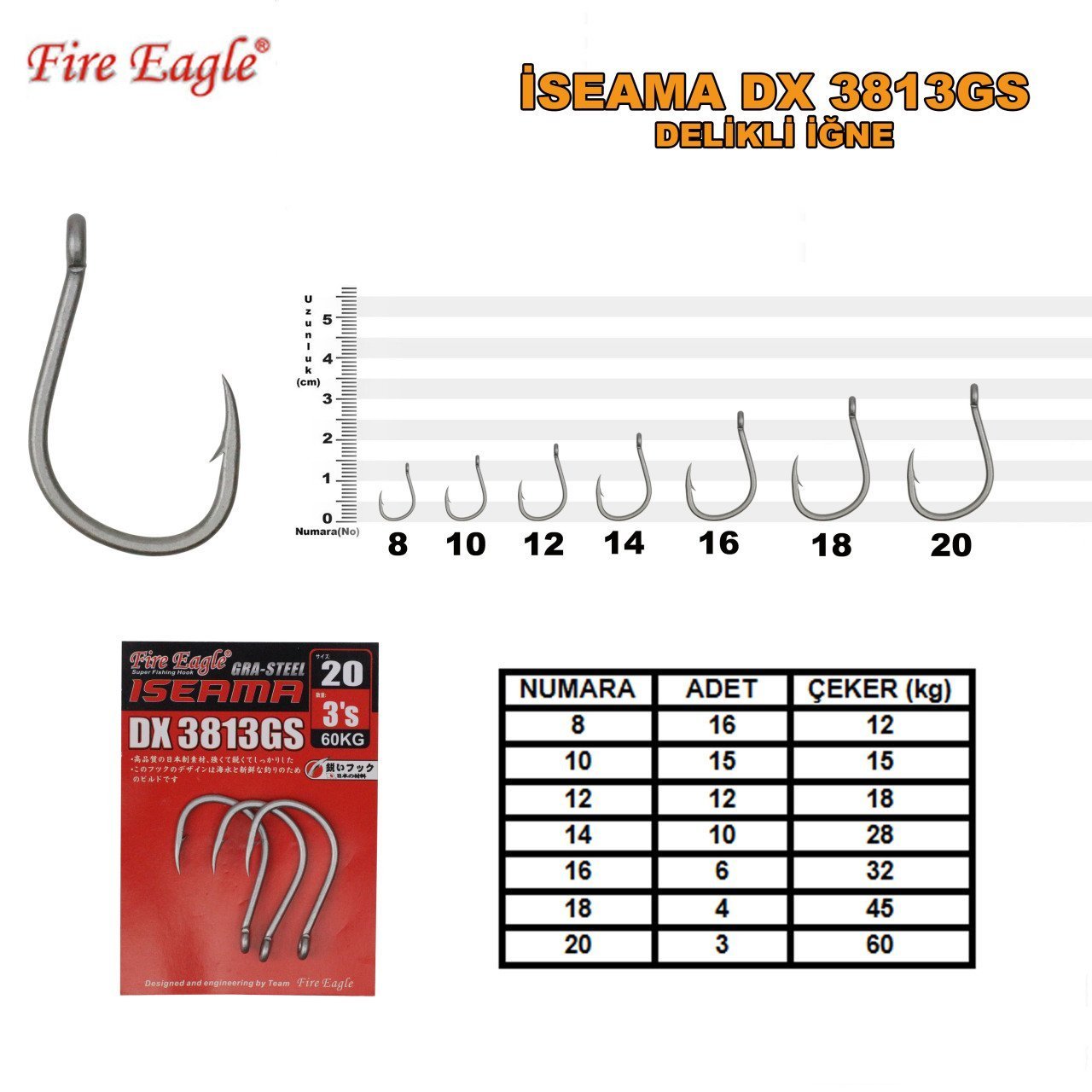 Iseama Hook Dx 3813Gs 16