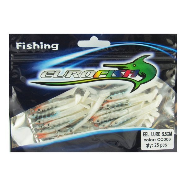 Eel Lure 5,5 Cm Silikon Cc06