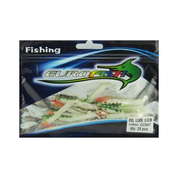 Eel Lure 5,5 Cm Silikon Cc07