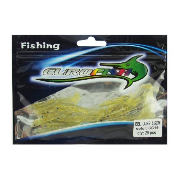Eel Lure 5,5 Cm Silikon Cc19
