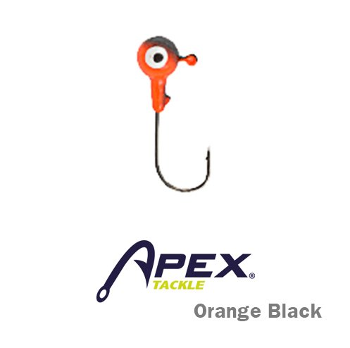 APEX RATTLE JIGHEAD - ORANGE BLACK / 3,5 GR