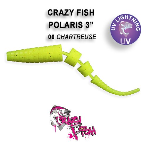 CRAZY FISH POLARIS 3 / 68 MM / COLOR: 06 CHARTREUSE