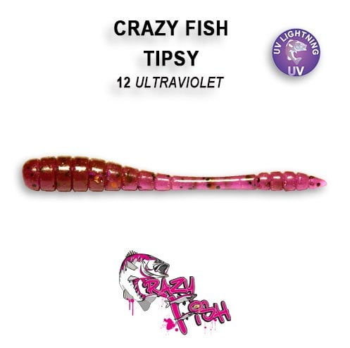 CRAZY FISH TIPSY / 50 MM / COLOR: 12 ULTRAVIOLET