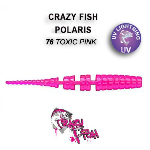 CRAZY FISH POLARIS / 45 MM / COLOR: 76 TOXIC PINK