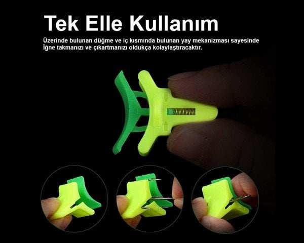 Captain 7684 Üçlü İğne Koruyucu Aparat 10'lu Paket