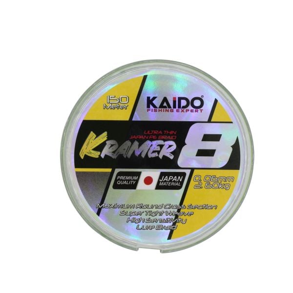 Kramer Japan 8X Braid 150 Mt Lime Green 0.18 Mm