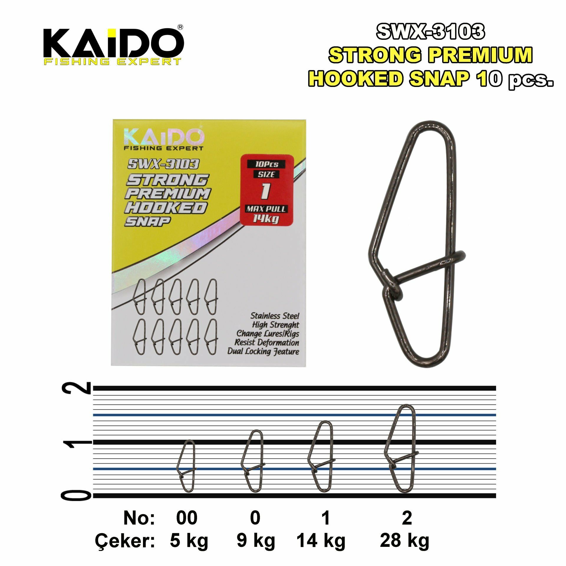 SWX-3103 Hooked Snap (10 Pcs) 00