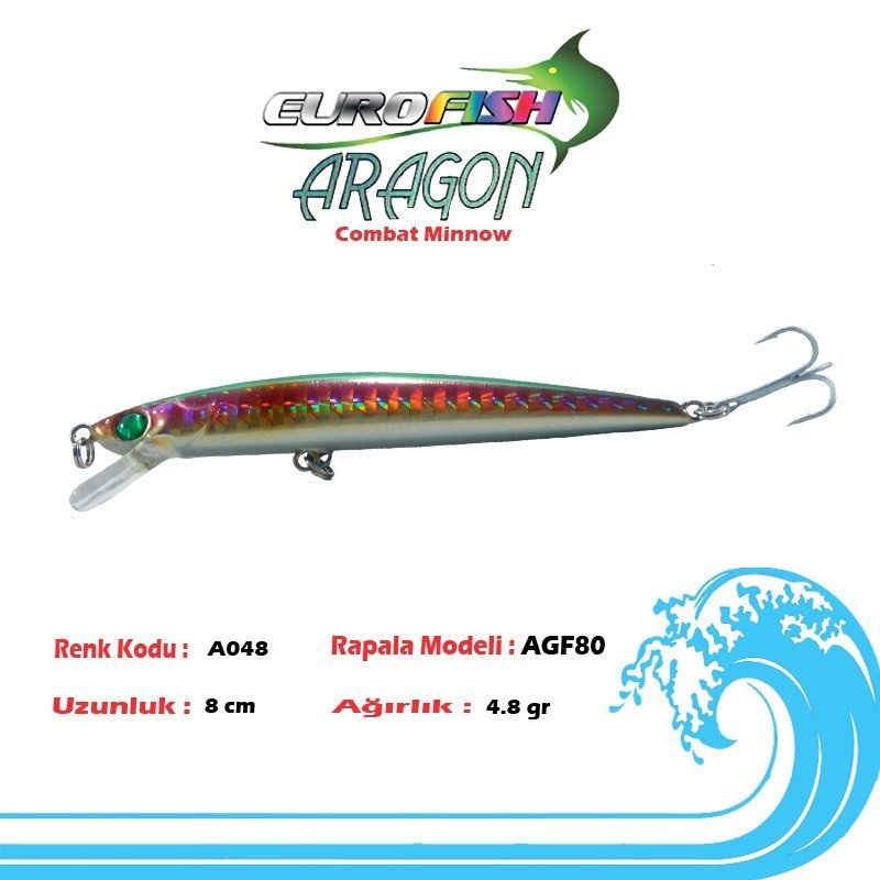 Eurofish Aragon Maket Balık 8 cm A048