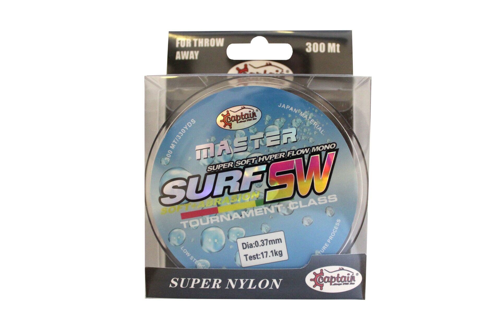 Captain Surf Master 300mt Monofilament Misina Multi Color