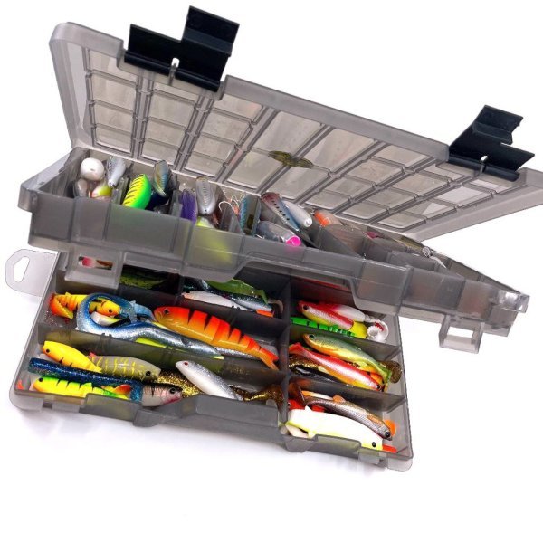 Lineaeffe Scatola Plastica Doppio Coperchio 36x22x7 cm