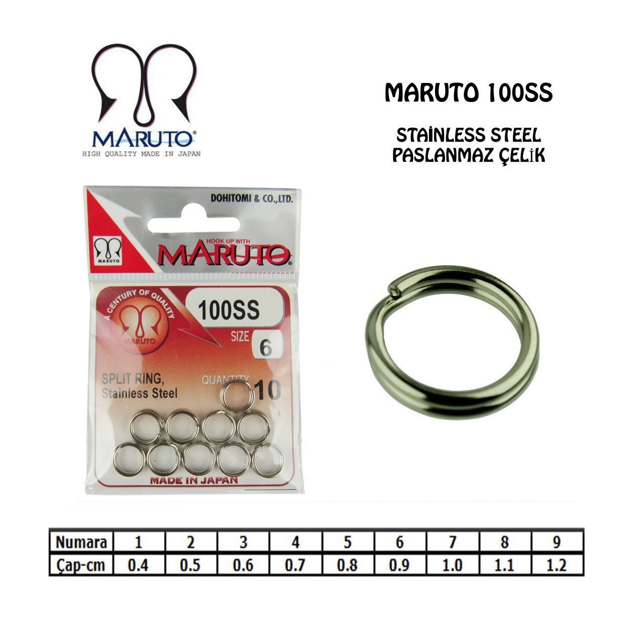 Maruto 100Ss Paslanmaz Halka (10) 6