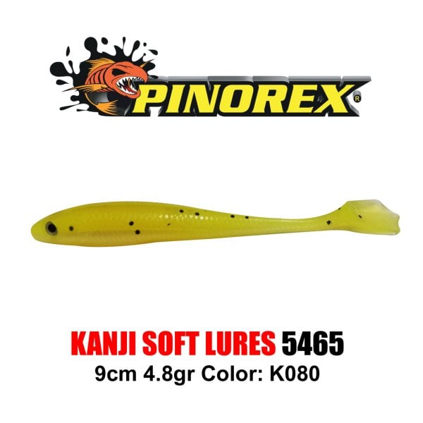 PINOREX 5465 KANJI SOFT LURES SİLİKON YEM 9CM 4.8GR COLOR: K080