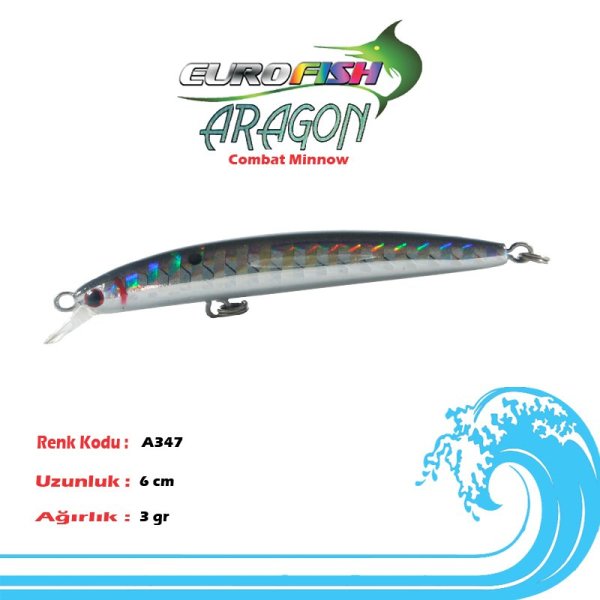 Eurofish Aragon Maket Balık 6 cm A347
