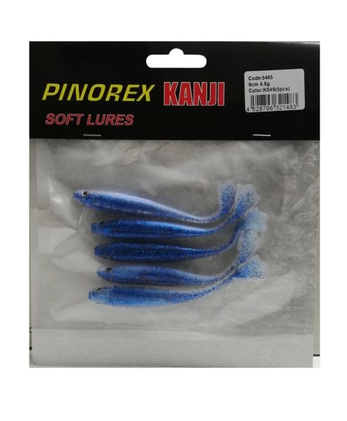 PINOREX 5465 KANJI SOFT LURES SİLİKON YEM 9CM 4.8GR COLOR: K049