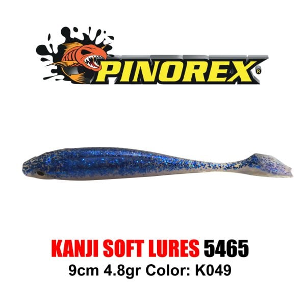 PINOREX 5465 KANJI SOFT LURES SİLİKON YEM 9CM 4.8GR COLOR: K049