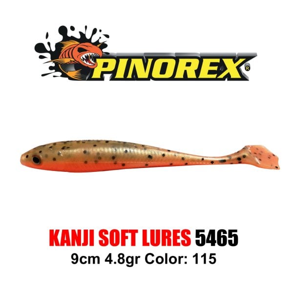 PINOREX 5465 KANJI SOFT LURES SİLİKON YEM 9CM 4.8GR COLOR: 115