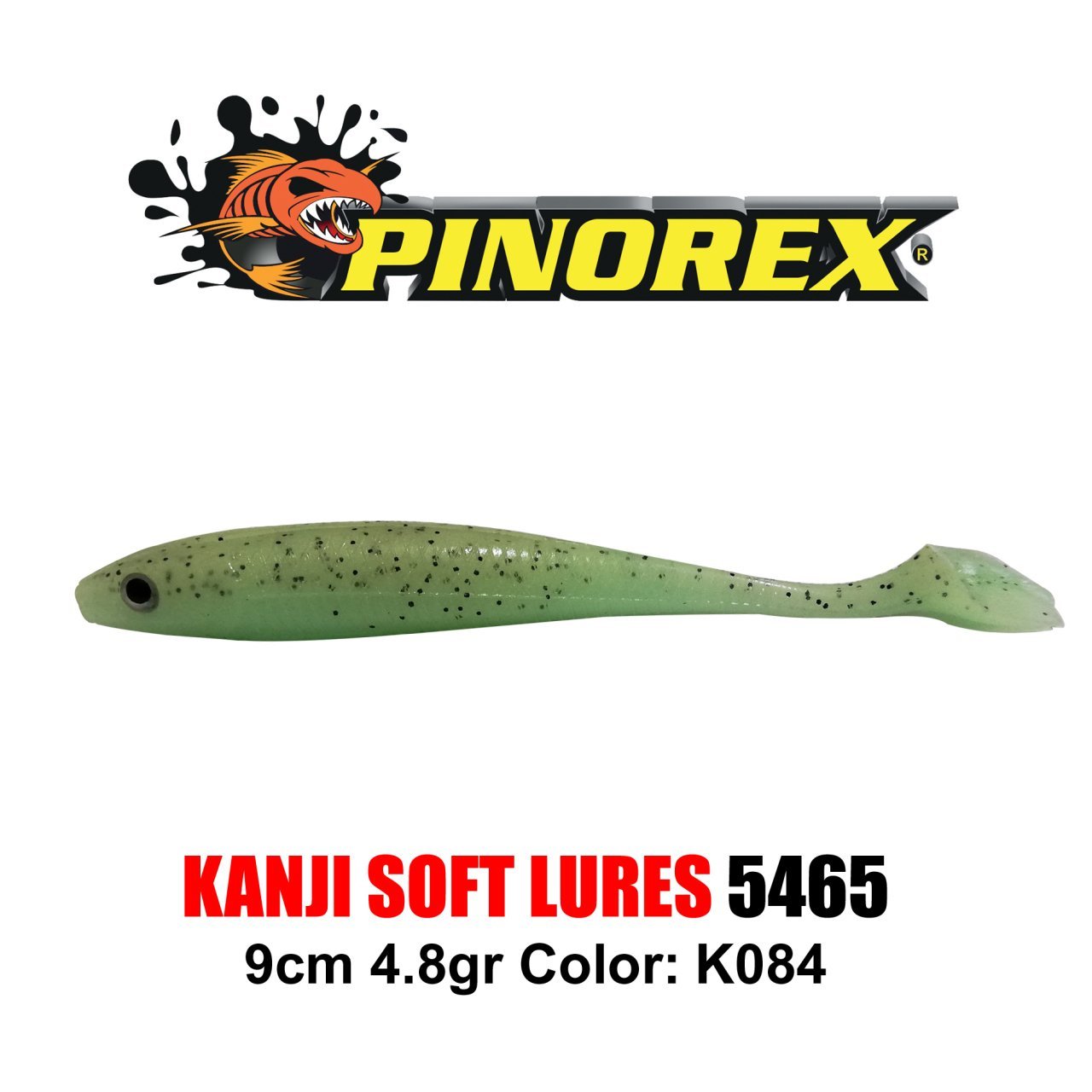 PINOREX 5465 KANJI SOFT LURES SİLİKON YEM 9CM 4.8GR COLOR: K084
