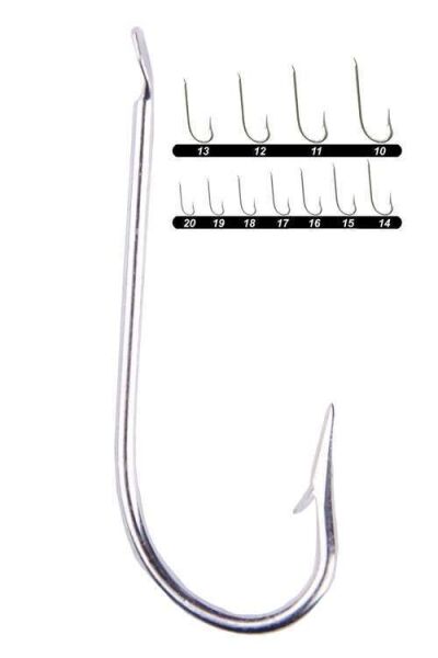 Youvella 1308 Palalı Çapraz Kalın Olta İğnesi 100lü Kutu Galvaniz