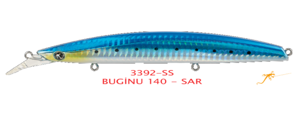 Seaspin Buginu 140mm 28 gr Maket Balık SAR
