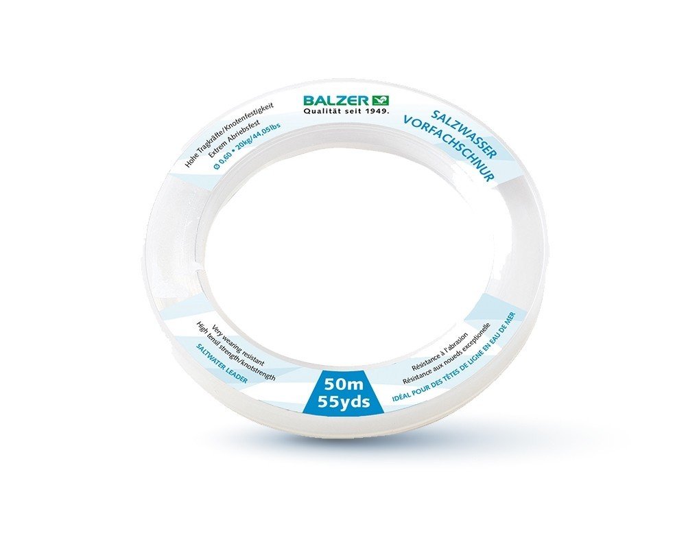 Balzer 12591 Shirasu Salt Water Leader Misina 50mt 1.00 mm