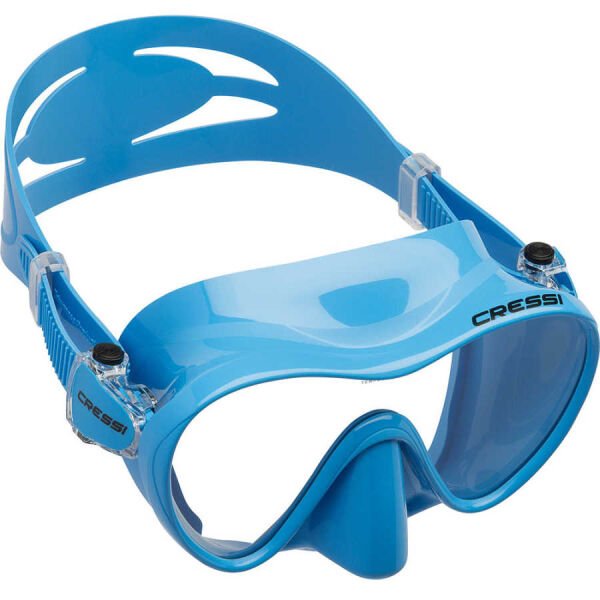 Cressi F1 Frameless Dalış Maskesi BLUE-BLUE - ÇOCUK