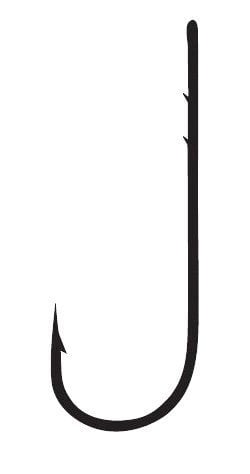 Fudo 6101 Worm SSB Black Nikel Uzun Pala Tırnaklı İğne 1/0