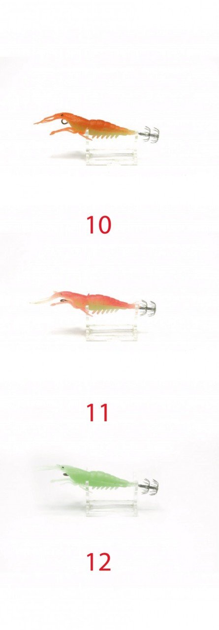 Captain 3024 Kalamar Zokası 10cm Silikon Shrimp Squid 11