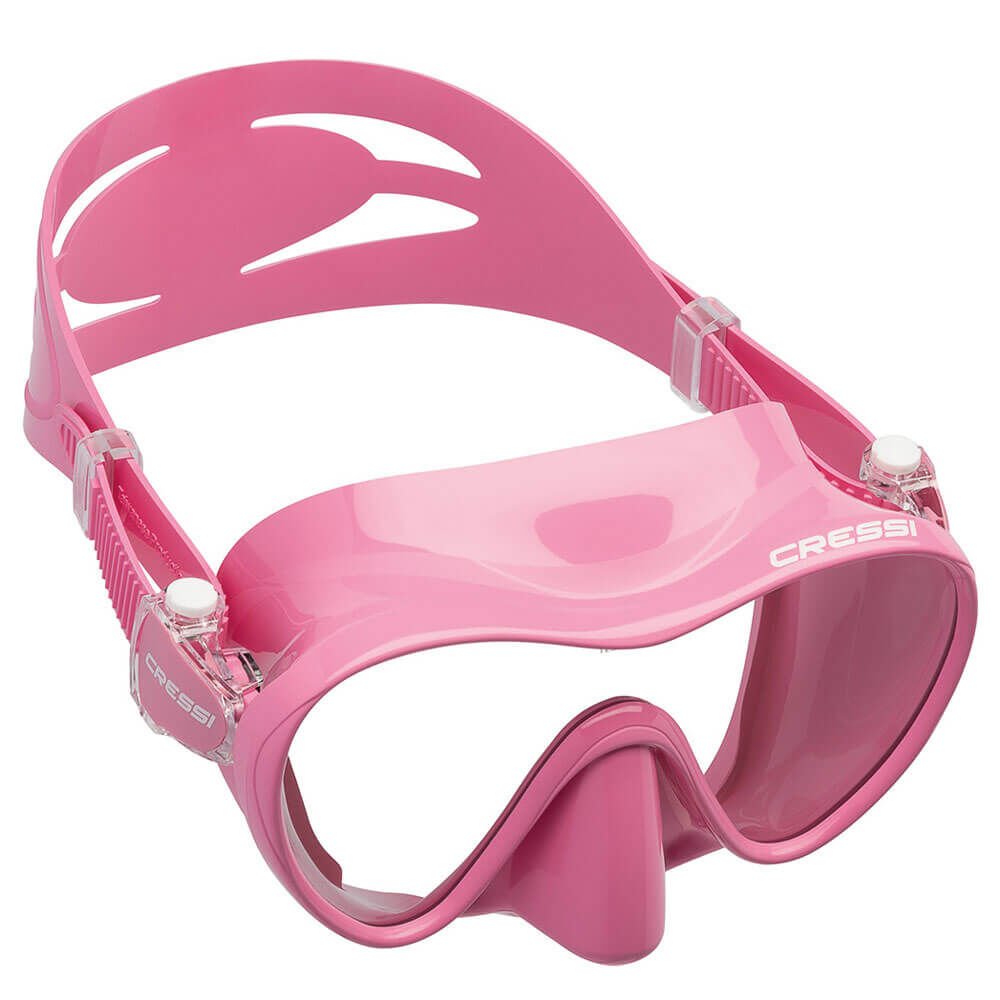 Cressi F1 Frameless Dalış Maskesi Pink - ÇOCUK