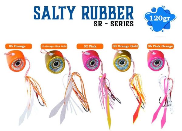 Fujin Salty Rubber 120gr SR Serisi Tai Rubber Set 