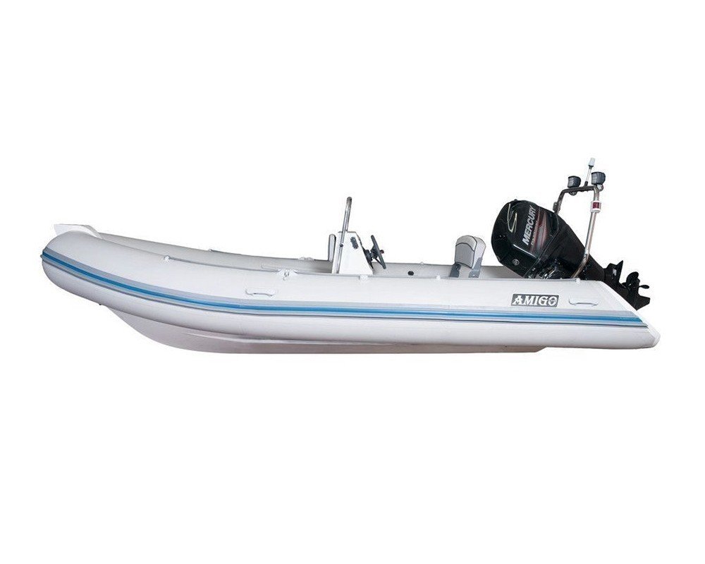 Aqua Storm VIB Fiber Taban Motor Takılan Konsollu Vib Bot Beyaz - 450 cm