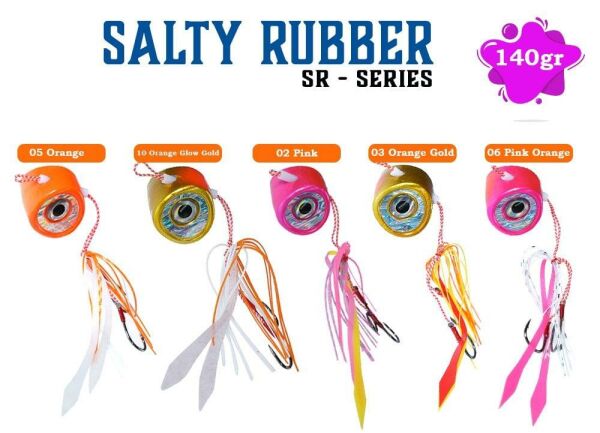 Fujin Salty Rubber 140gr SR Serisi Tai Rubber Set 