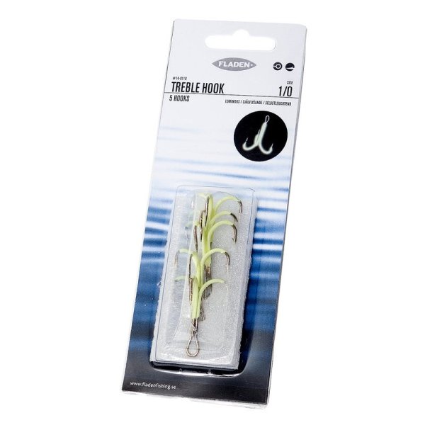 Fladen Fosforlu 3'lü İğne 5P 2/0