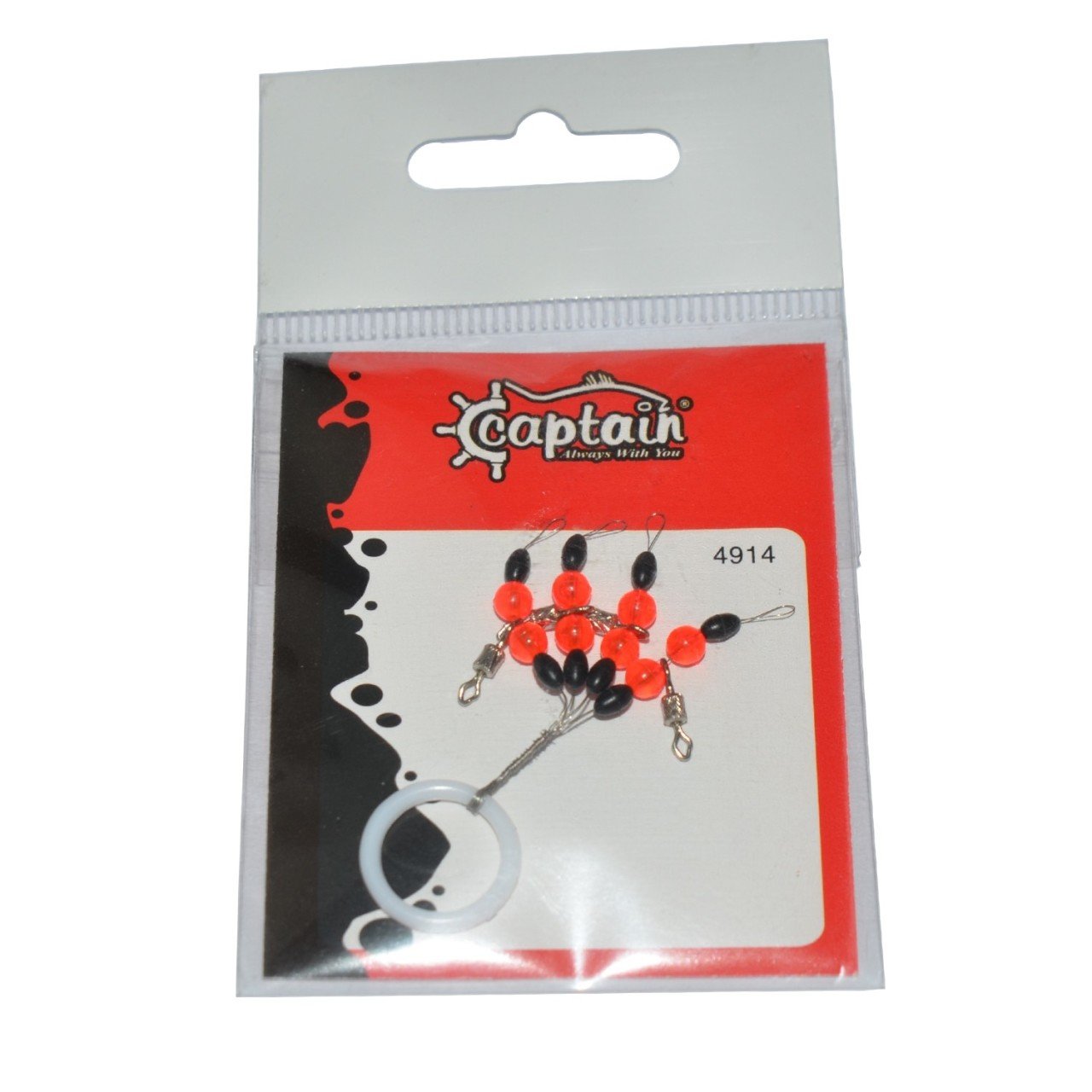 Captain 4914 Stoper 3x5'li Paket Boncuklu Fırdöndülü Stopper S