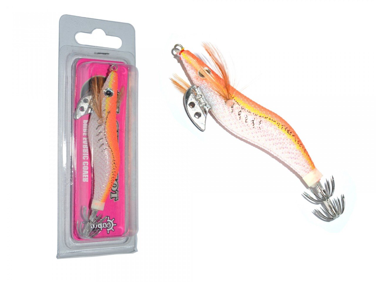 Captain 3017 Kalamar Zokası 10cm Wanted UV Squid Size 2.5 14