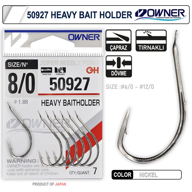 Owner 50927 Heavy Baitholder White İğne 10-0
