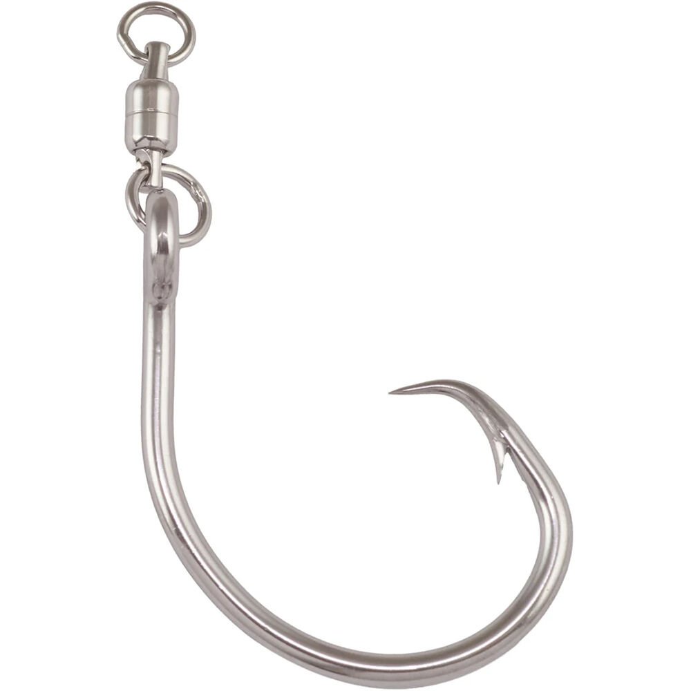 Mustad Swivel Demon Perfect Circle 3X Strong SE39950NP Olta İğnesi STAINLESS STEEL - NO:10/0 - 2Lİ