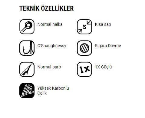 VMC Üçlü Olta İğnesi 9622PS PERMASTEEL - NO:5 - 25LI