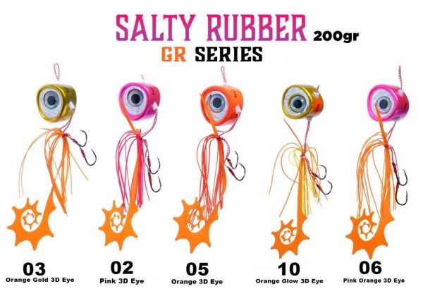 Fujin Salty Rubber 200gr GR Serisi Tai Rubber Set 