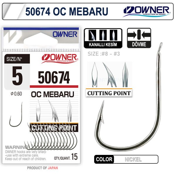 Owner 50674 Cut Mebaru White İğne 6