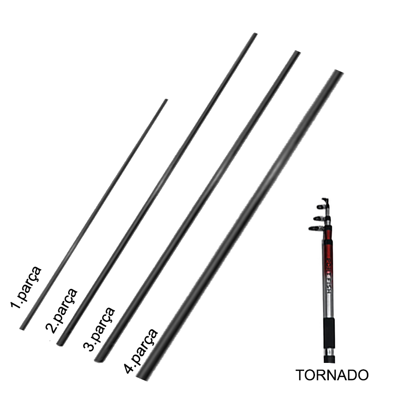 Portfish Tornado Kamış 350 cm (Yedek Parçası) 2.parça
