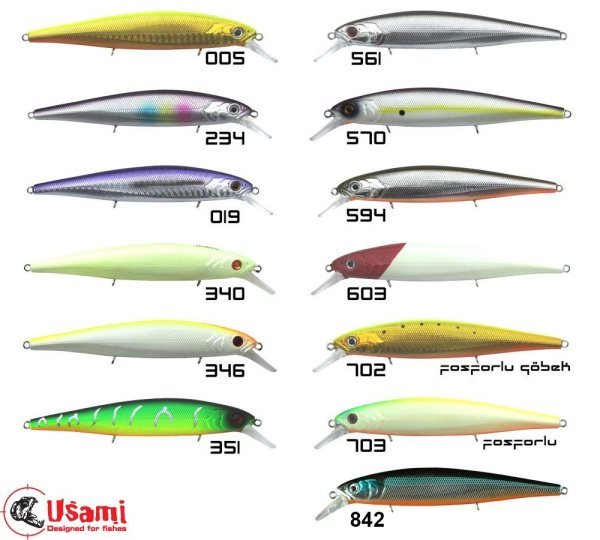 Usami Jack The Ripper 115F-SR 15.9 G Maket Balık 604