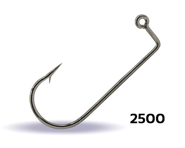 Youvella 2500 Jig Head İğnesi Delikli Uzun 100'lü Kutu Nikel 1