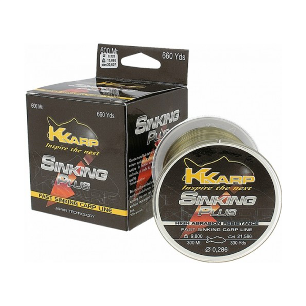 K-Karp Sinking Plus Serisi 600m Monofilament Misina