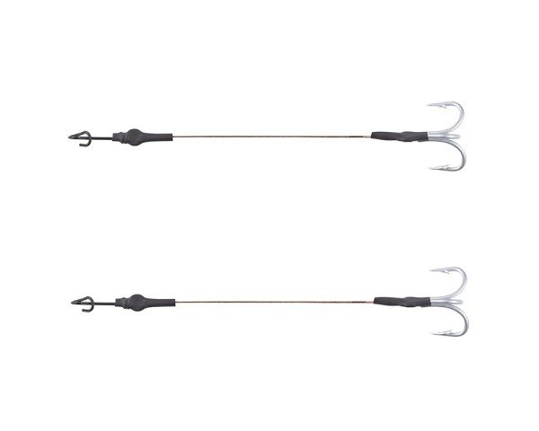 Balzer 13936 Silikon Yemler İçin Çelik Telli Rigs 2'li Paket 13 cm