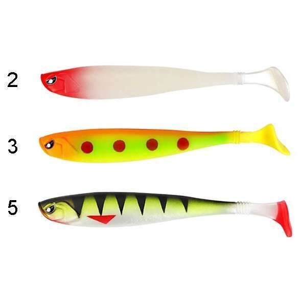Captain 3072 Pure T-Tail Soft 12cm 5li Paket 10gr Levrek Silikonu Suni Yem