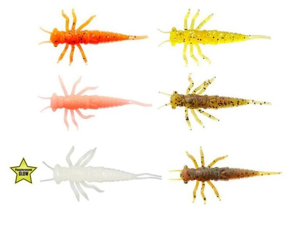 Lucky John Nayada 2'' (5 cm) 9p Silikon Yem PA16