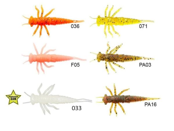 Lucky John Nayada 2'' (5 cm) 9p Silikon Yem PA16