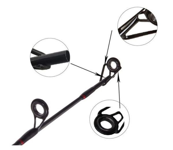 Captain Kamış Porselen Uç Seti 80'li Kutu Black-Nikel 18-20-22-24-26mm