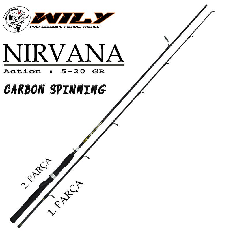 Wily Nirvana UL Spin Kamış 270 cm (Yedek Parça) 1.parça